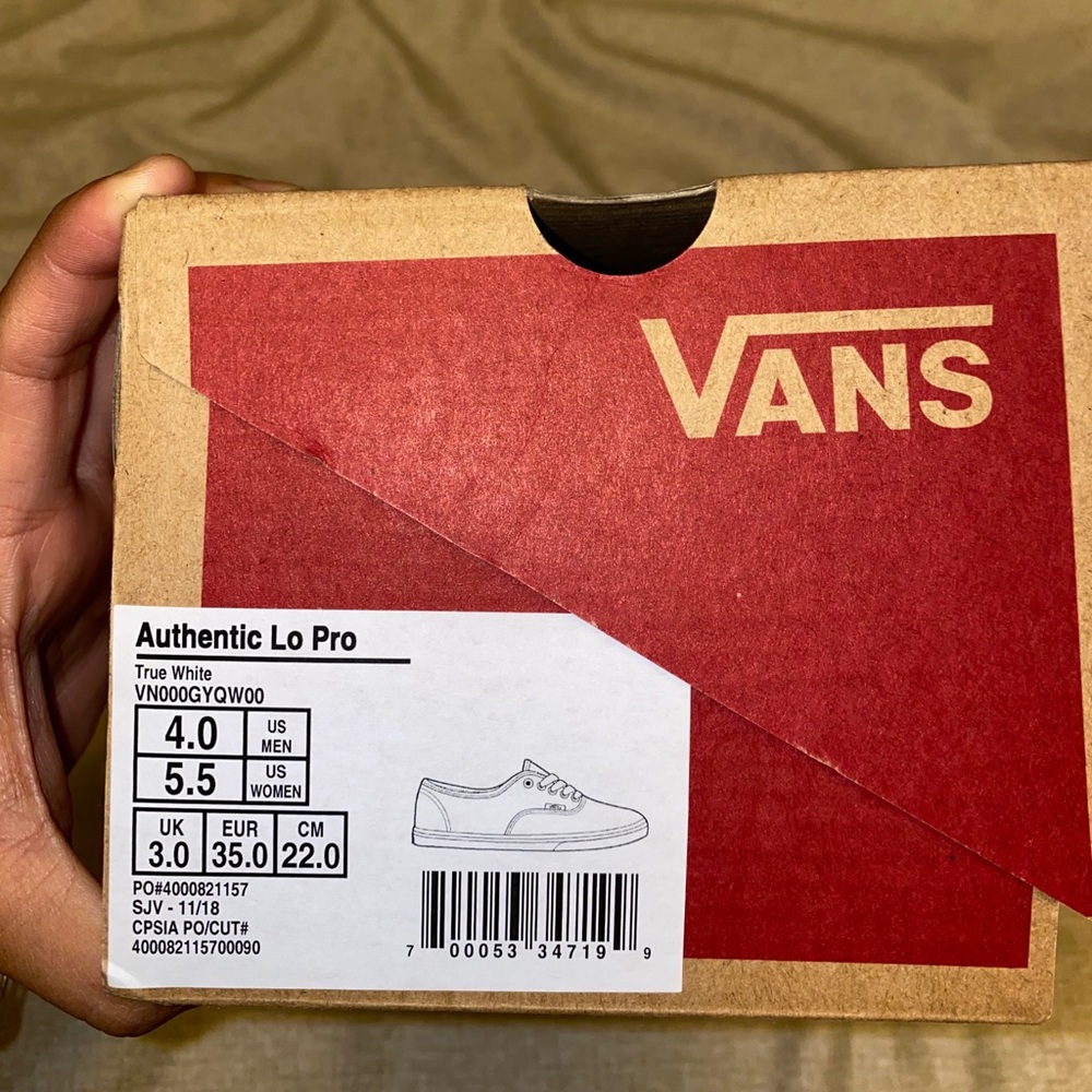 VANS - AUTHENTIC LO PRO - TRUE WHITE